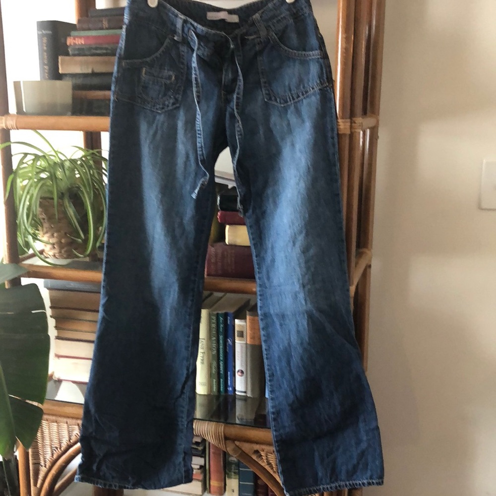 Old Navy Low Rise Wide Leg Jeans